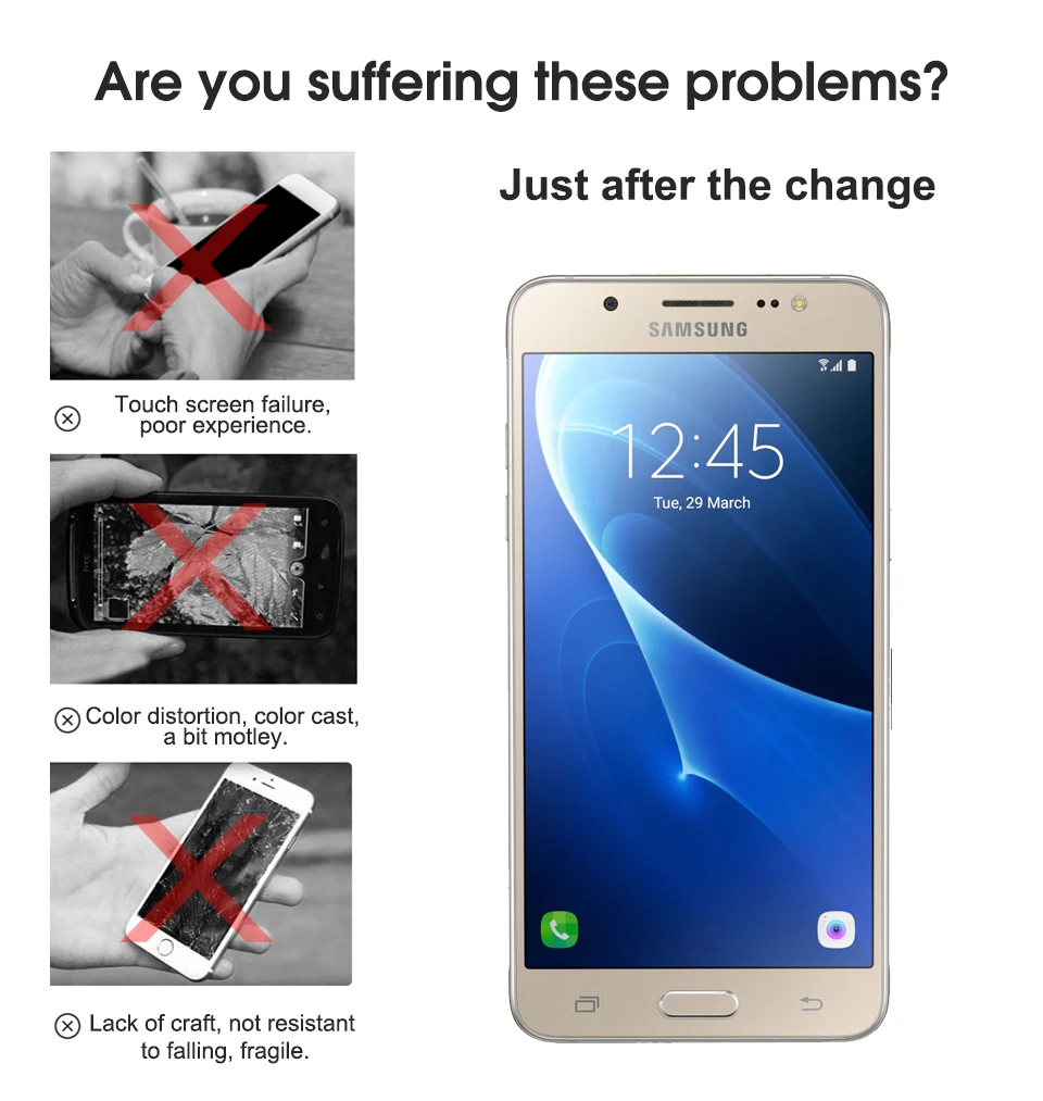 TFT J510 дисплей для samsung Galaxy j5 J510 J500 F FN G Y M H DS кодирующий преобразователь сенсорного экрана в сборе рамка кнопка Home