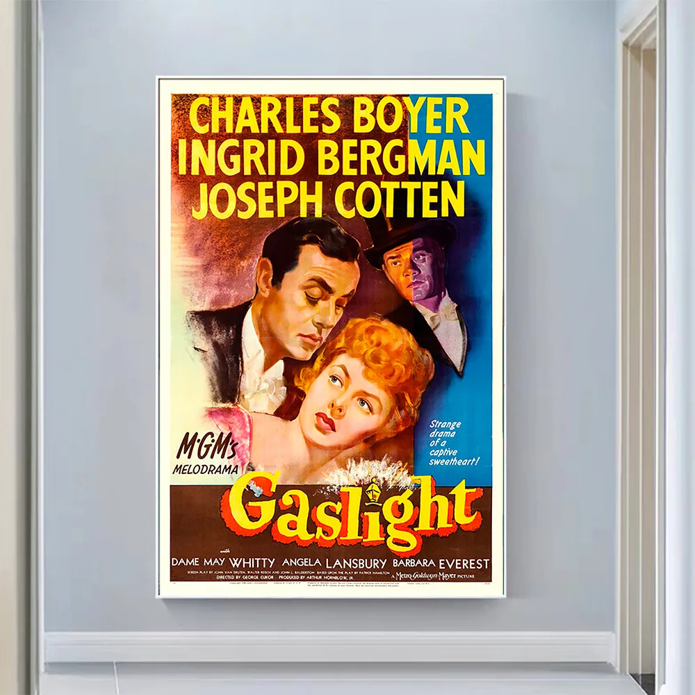 

V0811 Gaslight (2) Vintage Classic Movie Wall Silk Cloth HD Poster Art Home Decoration Gift