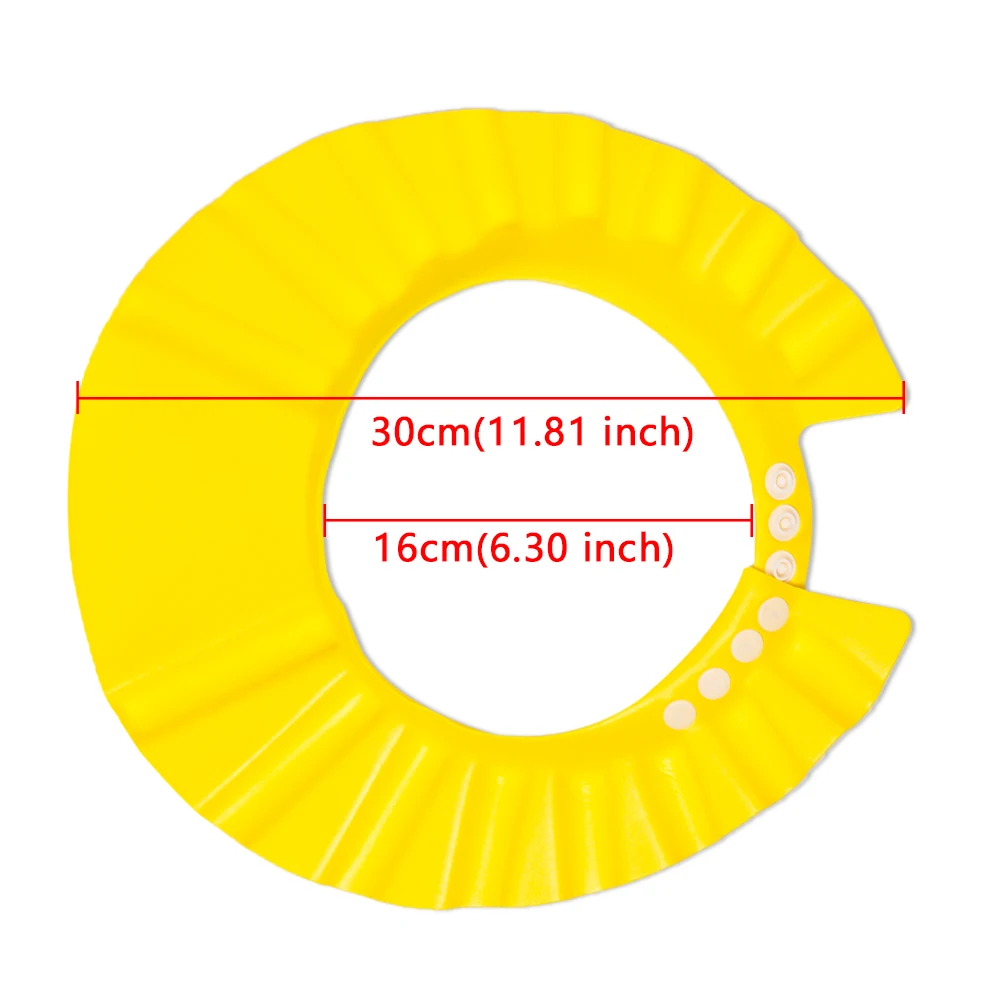 

Adjustable Baby Shower Caps Child Kids Waterproof Shampoo Hat Boys Girls Wash Hair Bath Shield Ear Eye Protection Visor Caps