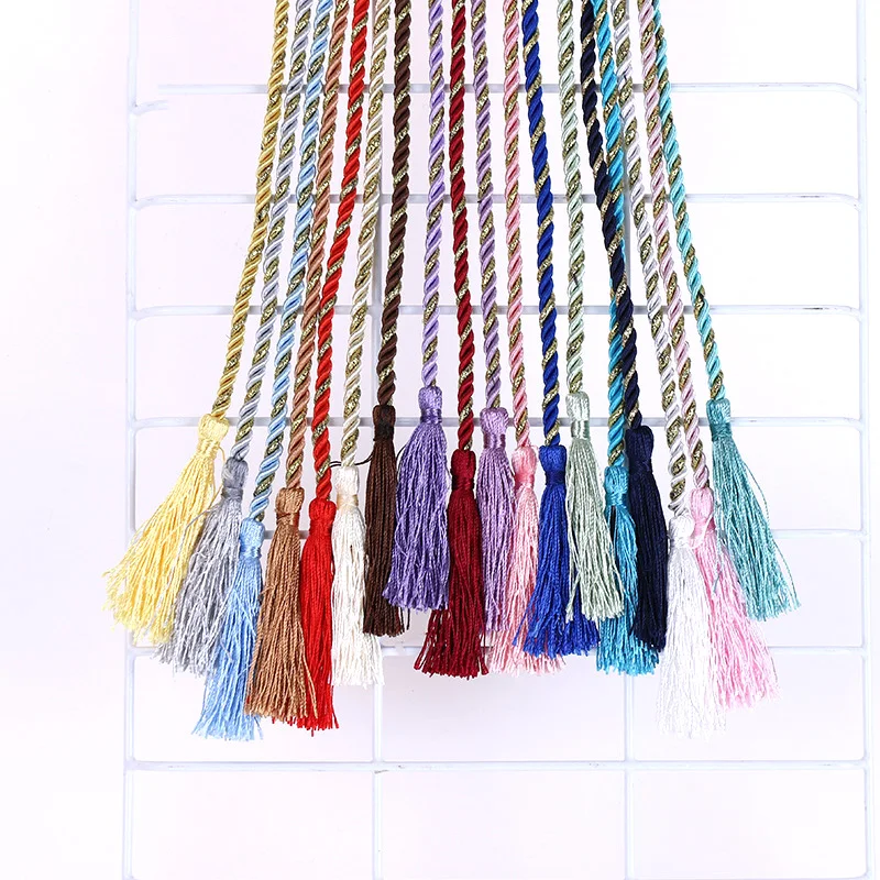 

10 шт./компл. 110 см кисточкой галстук веревка занавес ремень украшения для дома DIY аксессуары-кисточки веревка висит