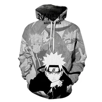 2021 spring and autumn new hot sale mens womens childrens hoodie hip hop 3d printing sasuke animation casual fashion coat