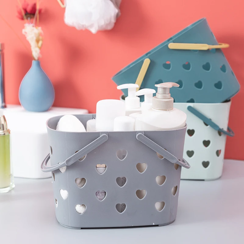 Портативная корзина для ванной хранения в пластиковая хранения|Корзины