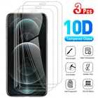 Закаленное защитное стекло для iphone 13 Pro Mini Max 13 Pro 13Mini, прозрачная защитная пленка для экрана телефона, 3 шт.
