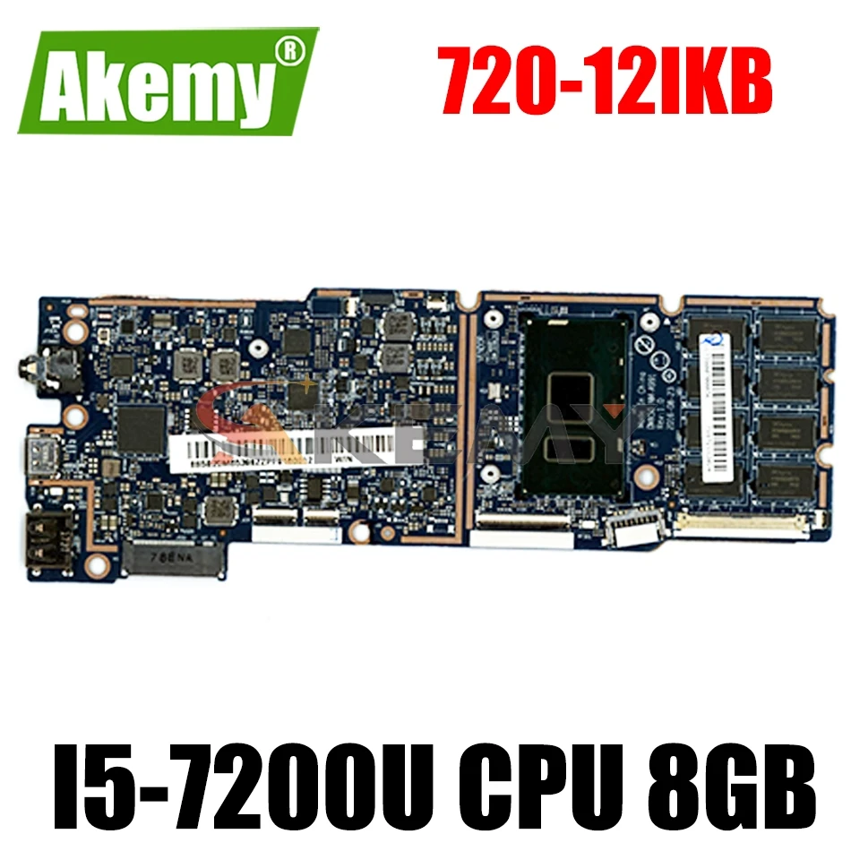 

for Lenovo MIIX 720-12IKB Laptop motherboard W/ I5-7200U CPU 8GB DMX50 NM-A991 PN 5B20M65428 tested OK