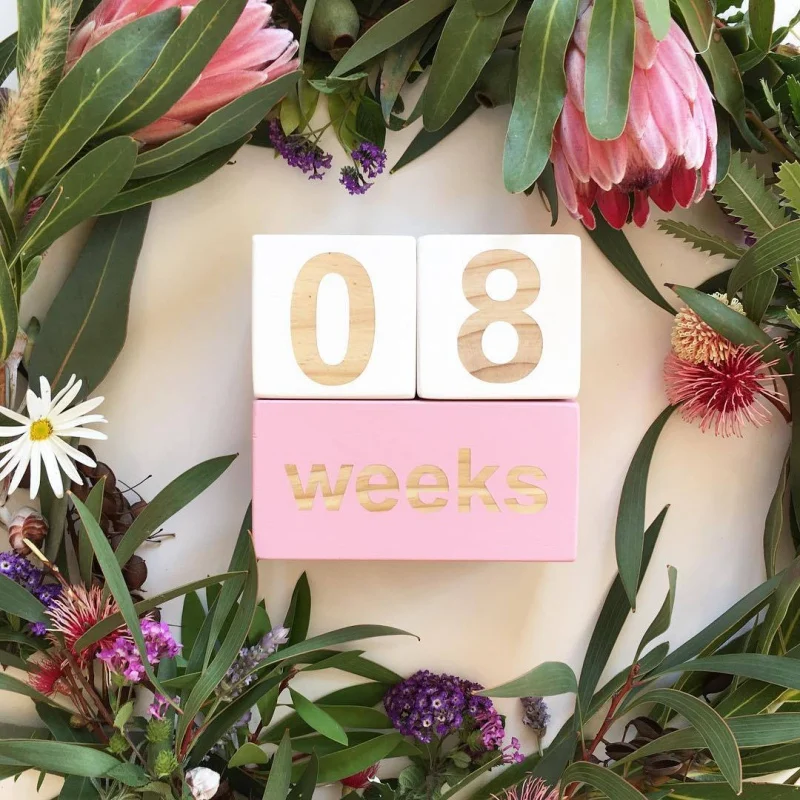 Квадратный деревянный блок декоративные знаки куб настольное украшение для