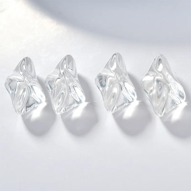 Серьги из акрилового материала ручной работы сделай сам имитация необычного