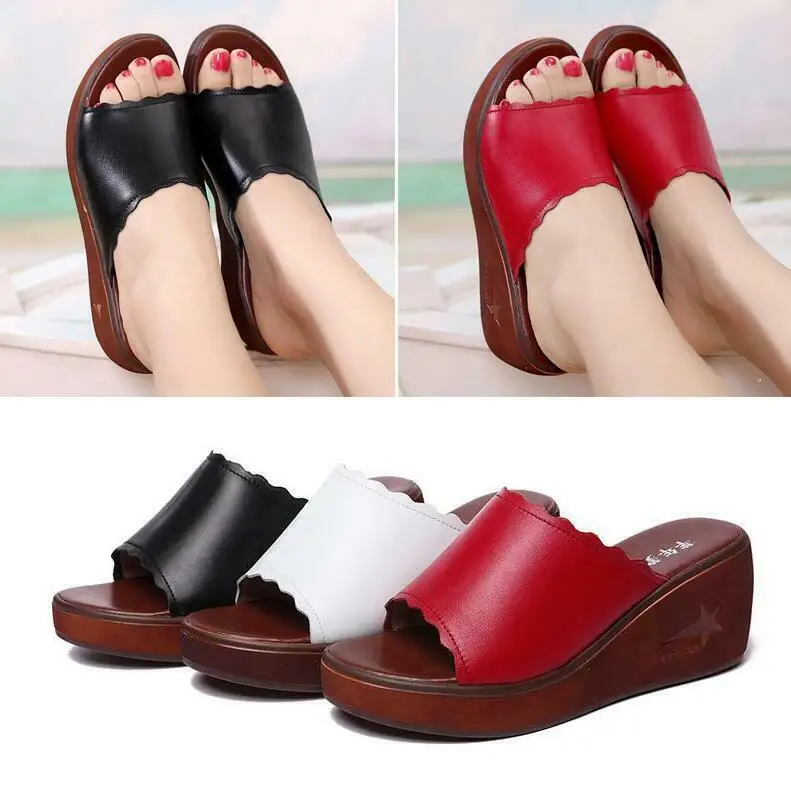 

Женские мюли на плоской подошве, женские тапочки без застежки, Размер 3-10,5