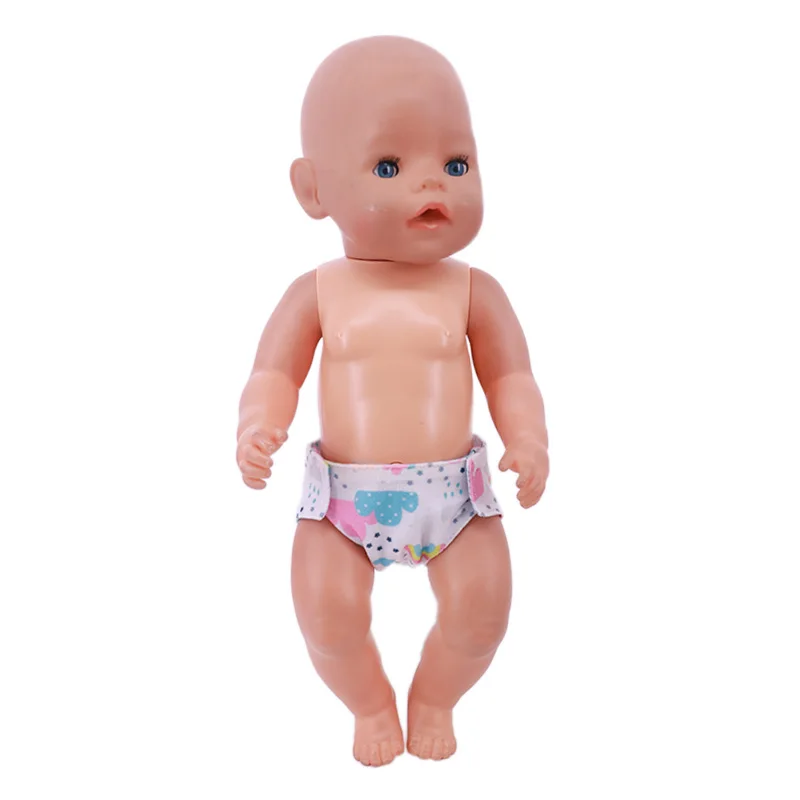 Doll Diapers Cute Underwear Animal Fruit Print For 18 Inch American Girls &amp 43 cm Panty Accessories | Игрушки и хобби