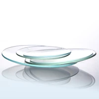 1pcs5pcs10pcs dia45mm to 200mm lab flat watch glass dish transparent beaker cover glass watching dish for school experiment