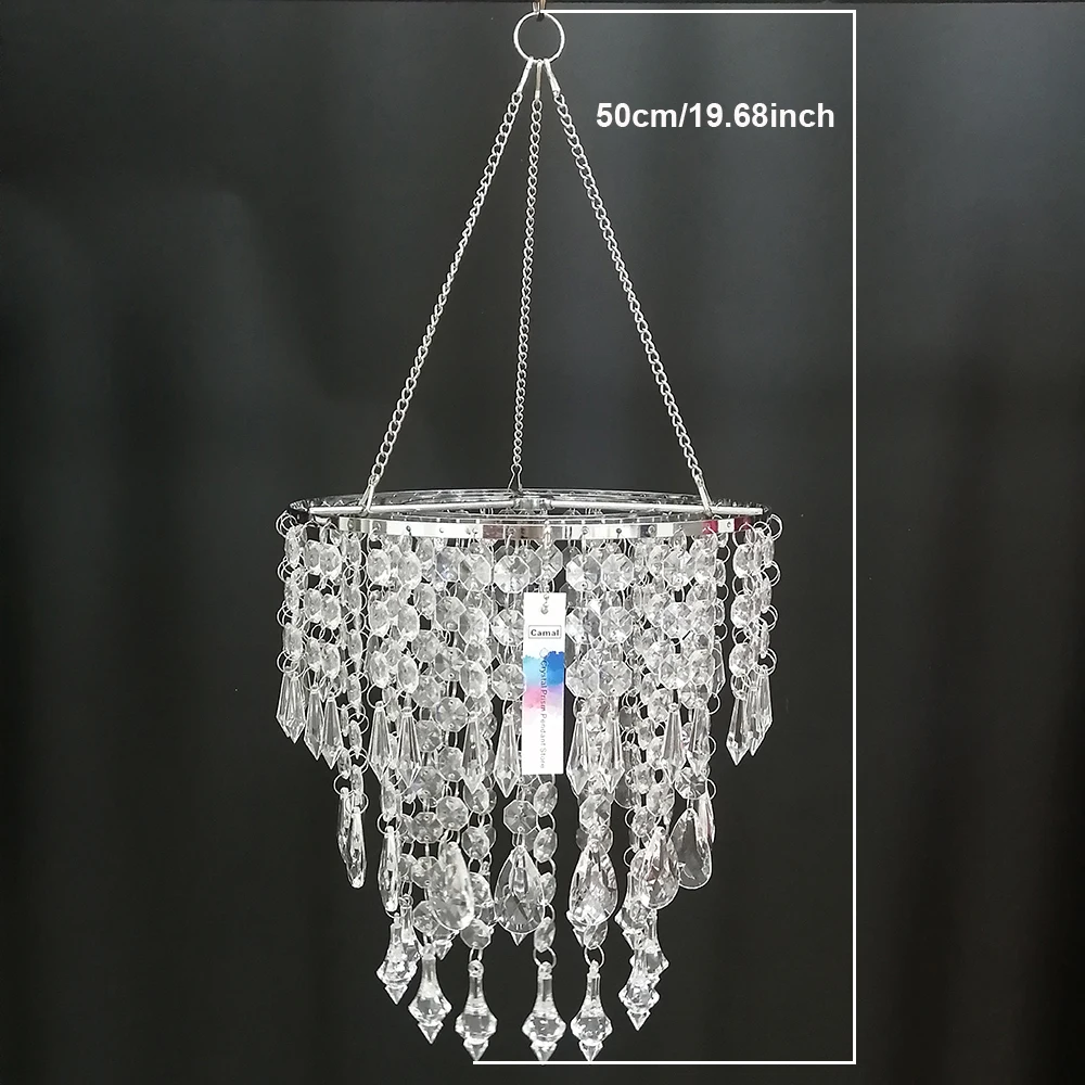 1 шт. хромированная Подвеска для люстры 50 см 22 5 см|Украшения своими руками