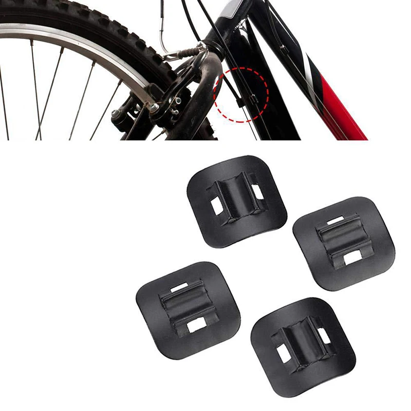 

4PCS Bicycle Brake Cable Fixed Clamp Conversion Seat MTB Bike Oil Tube Frame Bicycle Oil Line Pipe for MTB Mountain Road Bike