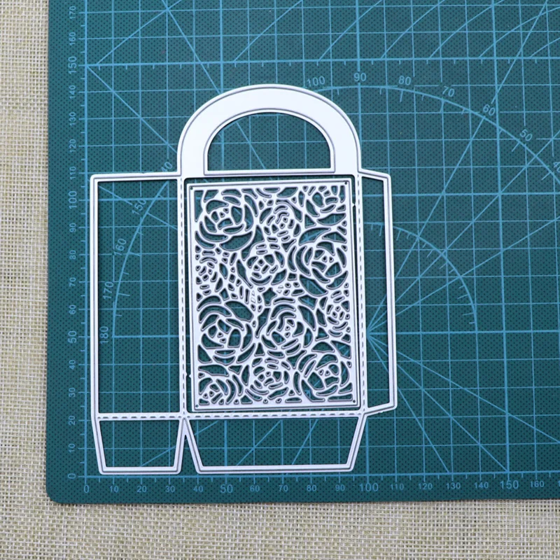 Металлические пресс-формы коробка конфет роза украшение Сделай Сам Скрапбукинг