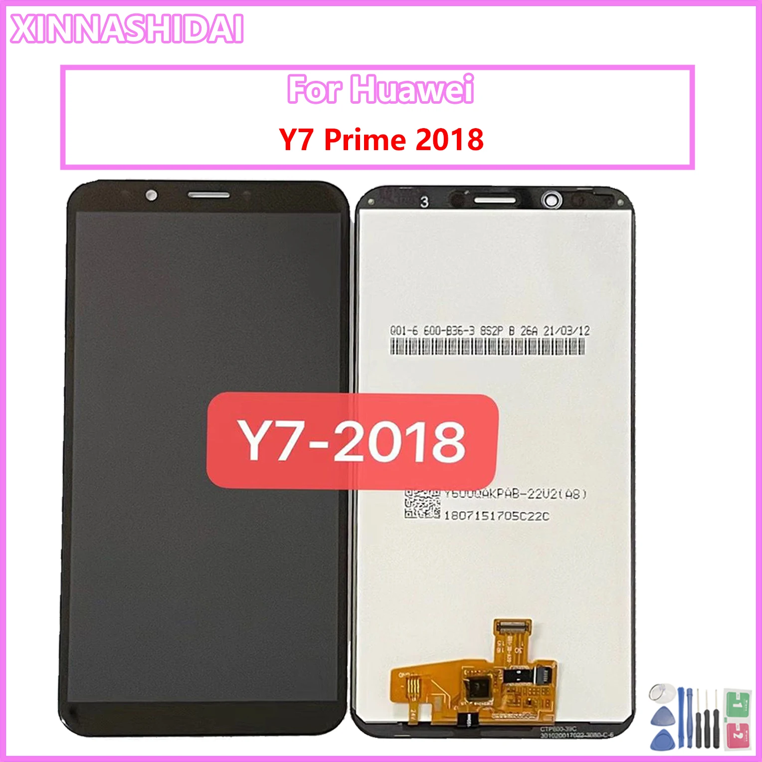 Для Huawei Y7 2018 ЖК-дисплей дигитайзер в сборе сенсорный дисплей для Prime LDN-L01/LX3 LCD |