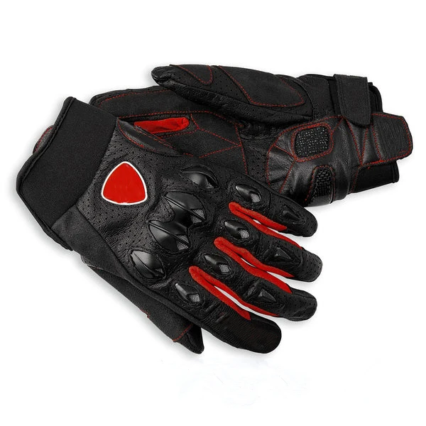 

Leather Gloves Corse Moto Motorcycle Bike Motorbike Racing Driving Riding Red For Ducati Gloves