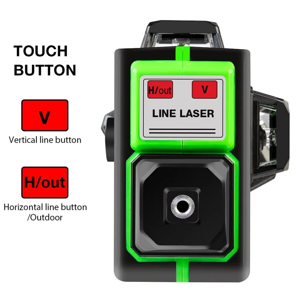 

Laser Level 12 Lines 3D Self-Leveling 360 Horizontal And Vertical Cross Super Powerful Green Laser Beam Line