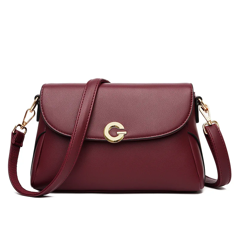 

Luxury Women Messenger Bag Solid Color Mother Bag Crossbody Bags for Women 2020 Mom Bag Sac A Main Femme Ladies Shoulder Bags