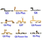 Боковая кнопка питания и громкости, гибкий кабель для Motorola Moto G5 G6 G9 G7 G8 Play Plus Power Lite One Zoom Hyper Action Fusion Plus