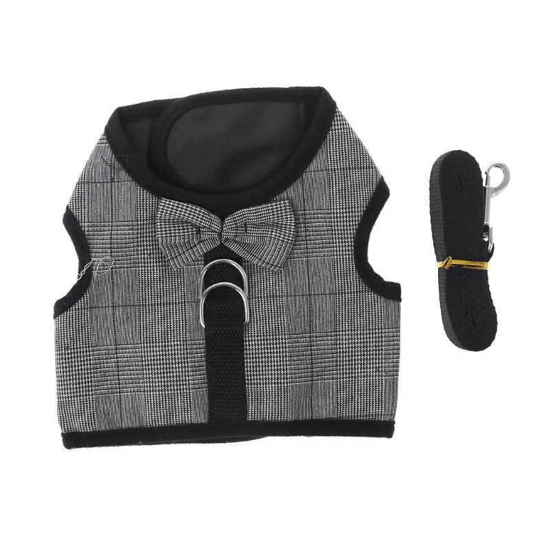 Поводок кролика свинцовый жилет для маленьких животных сетчатый хлопковый хомяк