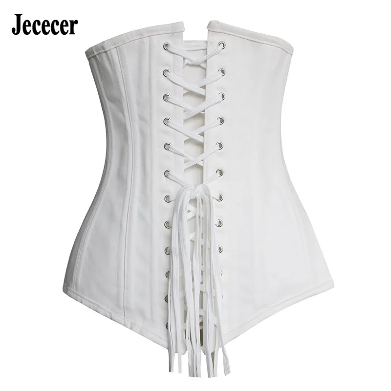 Jececer Пояс для похудения Cincher Underbust Корсет женщин Женские скоросшиватели и