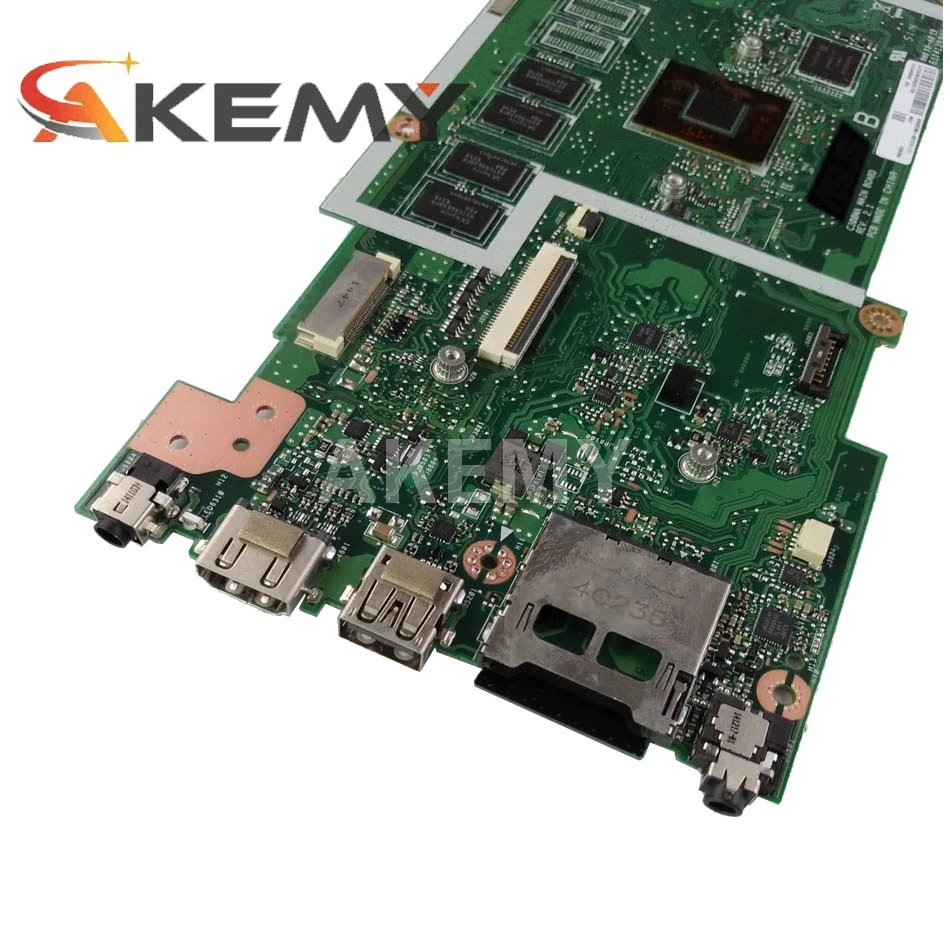 

Akemy C300MA_C MAIN_BD._2G/N2840 32G-SSD For ASUS C300MA C300M Laptop Motherboard MAIN BOARD 90NX00A0-R04200