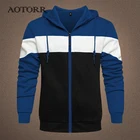 Повседневные мужские куртки, осень-весна 2021, флисовые пальто с капюшоном, Мужская толстовка в стиле пэчворк, мужская спортивная одежда, новая приталенная мужская одежда