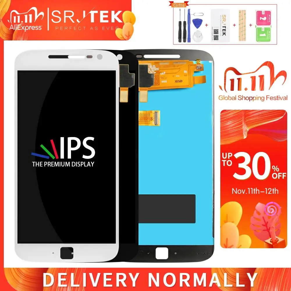Экран для Motorola G4 plus Xt1644 Xt1640 Xt1641 ЖК-дисплей сенсорный экран дигитайзер полная