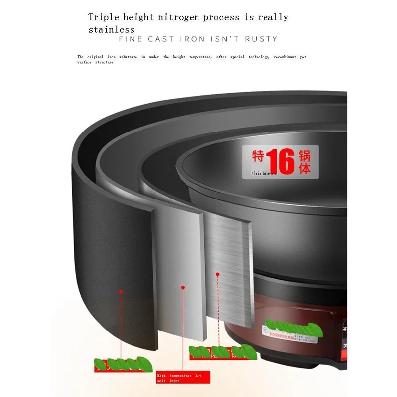 aparato de cocina kitchen appliance keuken apparaten commercial restaurant equipment appliance in the kitchen electric skillet free global shipping