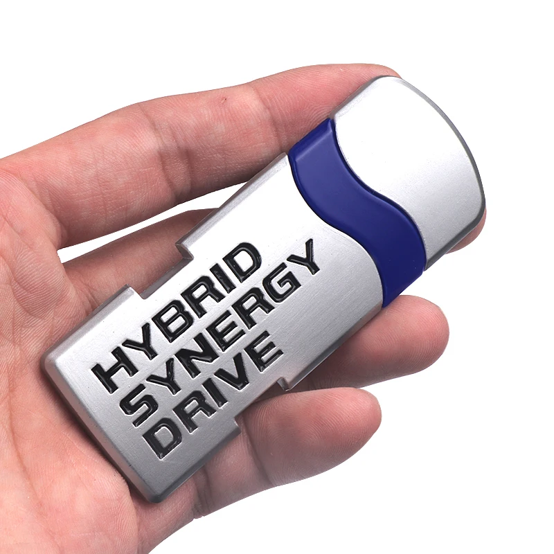 Автомобильный Стайлинг 3D металлический HYBRID Synergy Drive эмблема автомобиля средства