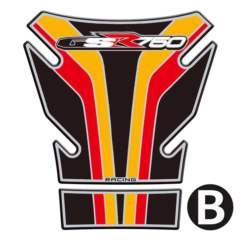 3D наклейки на бак топлива мотоцикла защитные для Suzuki GSR 750 GSR750 2011 2016 2012 2013 2014