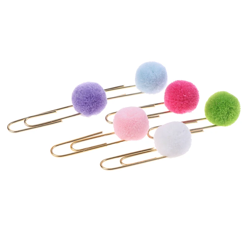 1 шт. милые с маленькими пушистыми помпончиками для розовое золото де