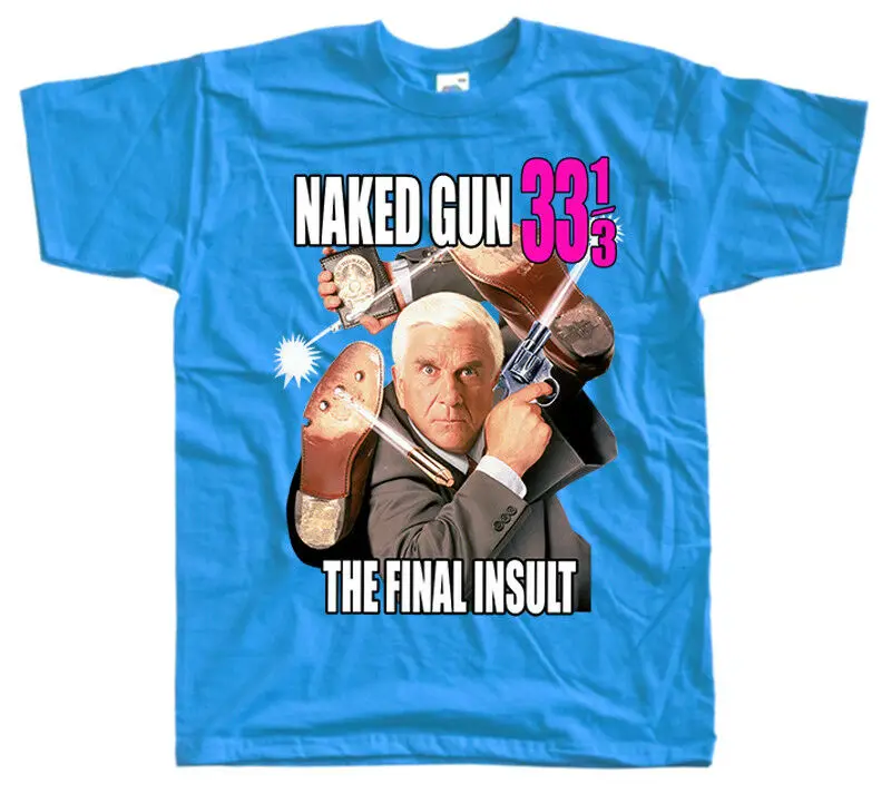 Theharajuku уличная рубашка Mengun 33 1 3 Frank Drebin Leslie Nielsen футболка 100 хлопок S 5Xl V1| |