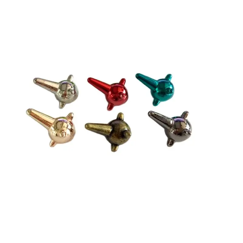 Красочные бола форма одежды заклепки с винтами шпильки для сумки шляпы обуви