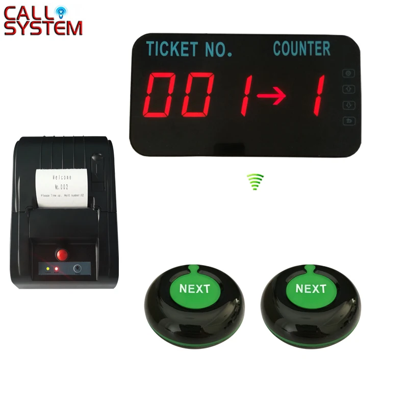 Беспроводная система управления очереди в ресторане цифровой экран с кнопкой