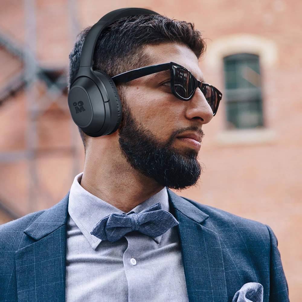 Langsdom BT25 Active шум шумоподавления наушники беспроводной Bluetooth гарнитура с микрофоном для телефонов ANC сумкой 38 H