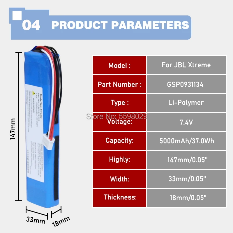 100% New 6000mAh GSP1029102R Battery For JBL Charge 2 Plus 2Plus 2+ charge 3 2015 Version P763098 | Электроника