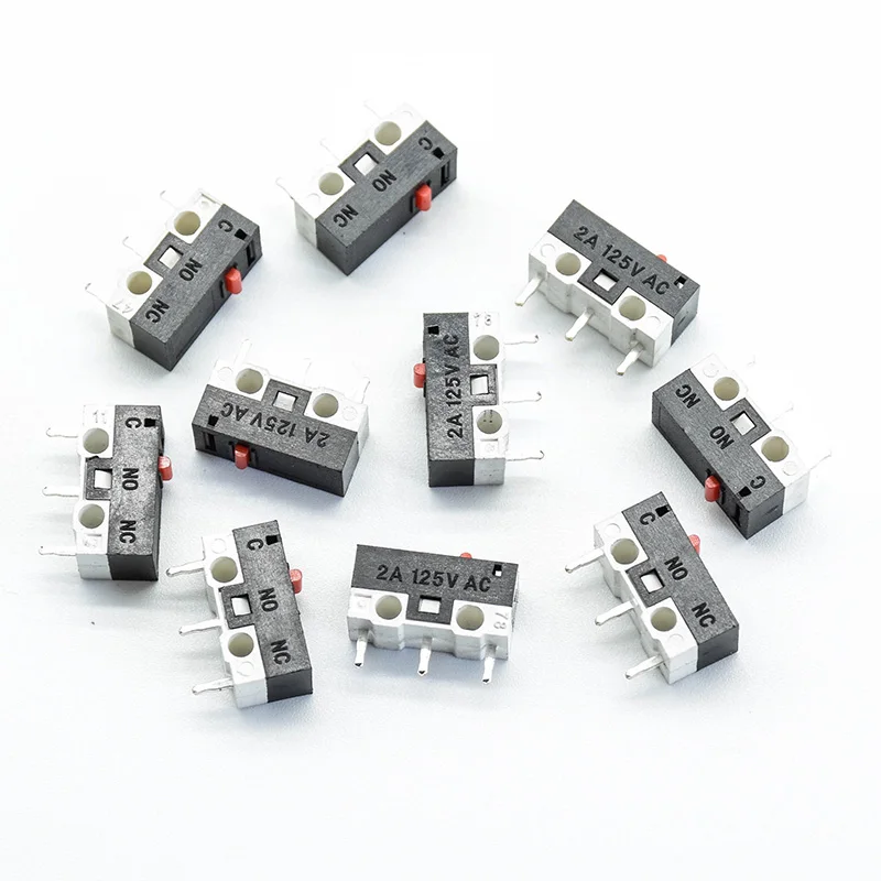 5 шт. микро концевой переключатель кнопочный 1A 125 В AC мыши 3 штифта длинная ручка