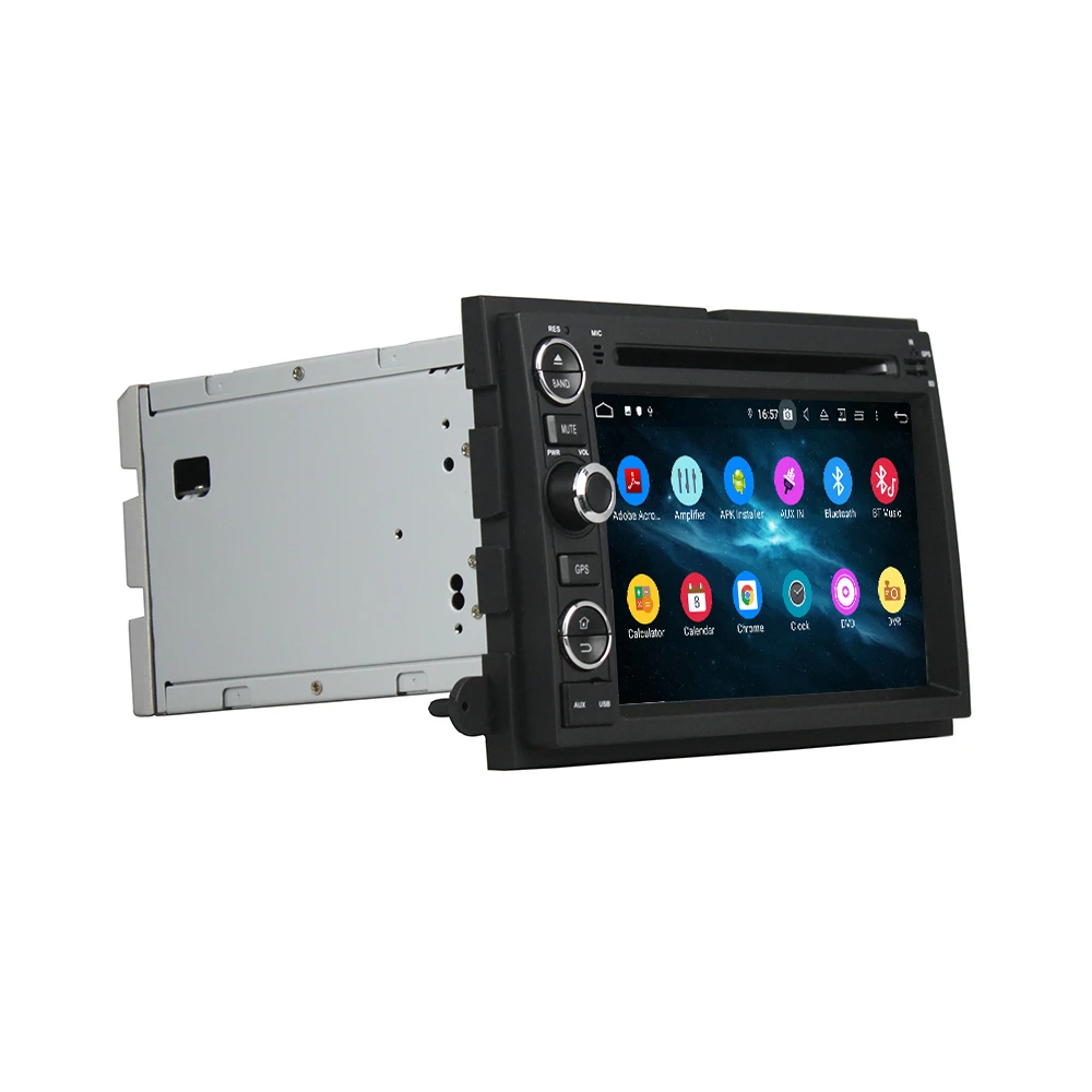 Автомобильный радиоприемник DSP 7 дюймов Android 9 0 для Ford Fusion Explorer F150 Edge разрешение