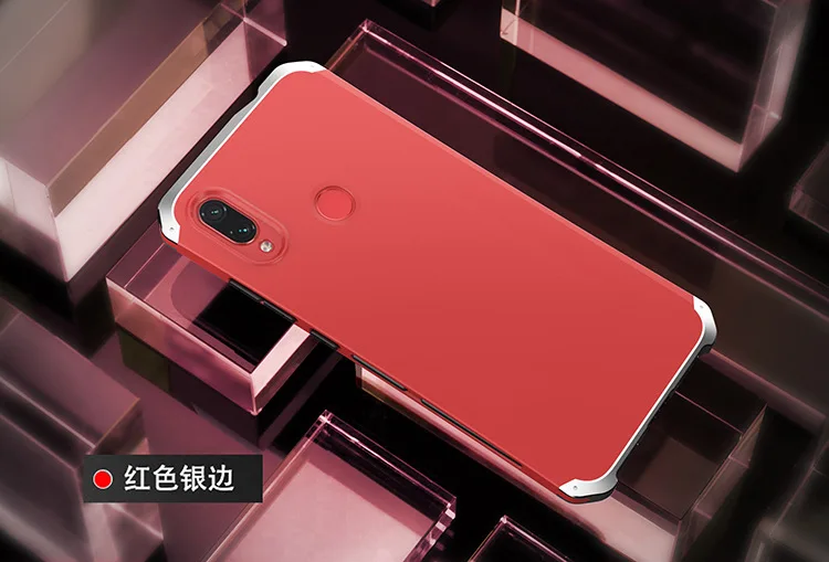 Текстурированная анти-осенняя Металлическая Рамка PC задняя для Redmi Note 7 5 Note7 Global алюминиевый сплав бампер чехол Note 6 Pro крышка с подарком