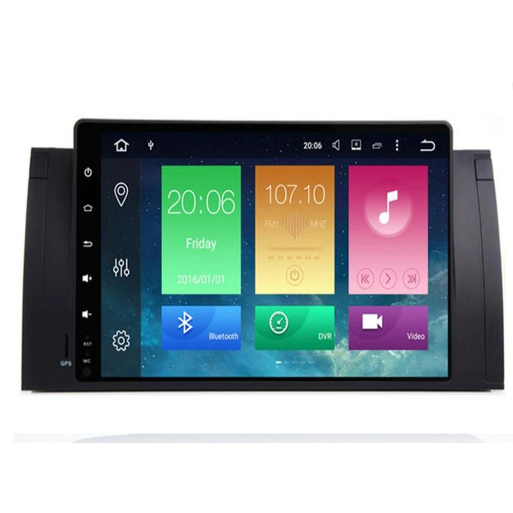 9 дюймов Android 10 в тире автомобильный стерео dvd-плеер для BMW 5 серии E39 E53 M5 с Радио BT Wifi