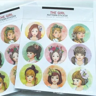 90 шт. стикеры в стиле Девушки s водостойкие декоративные Индекс стикер s|Украшения
