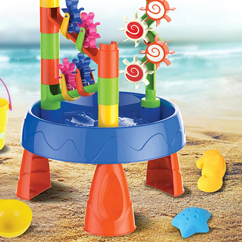 Уличная спринклер для песка лопатка воды набор стола летняя пляжная Воронка