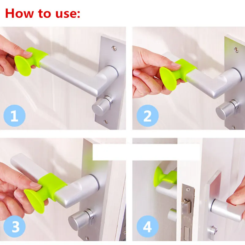 Силиконовый материал всасывания тип стены анти-столкновения pad немой дверной