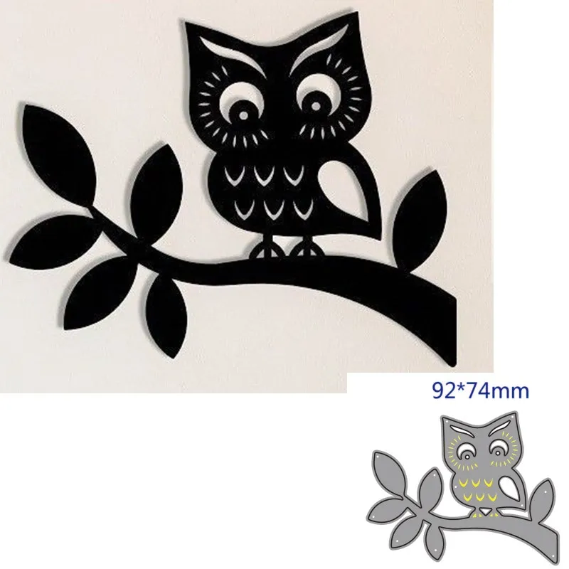 

Металлические штампы для вырезания форма для животных сова украшение для скрапбукинга бумаги ремесла ножа форма лезвие удар трафареты шта...