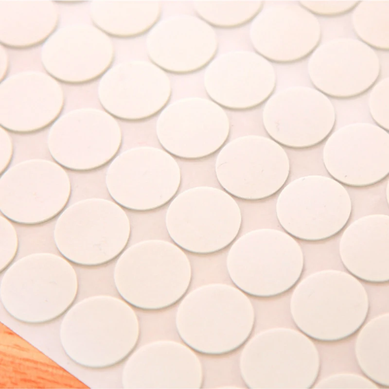 70 Pairs Self Adhesive Fastener Tape Dots Strong Glue Magic Sticker Disc White Black Round Coins Hook Loop | Дом и сад