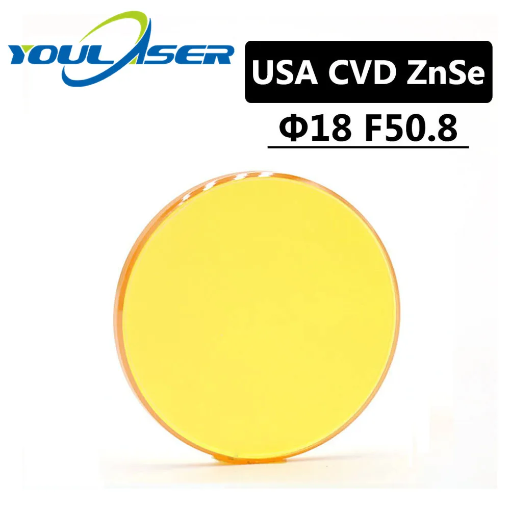 США CVD ZnSe лазерный фокус объектив Dia. 18 мм FL 50 8 2 &quotдля CO2 лазерной гравировки