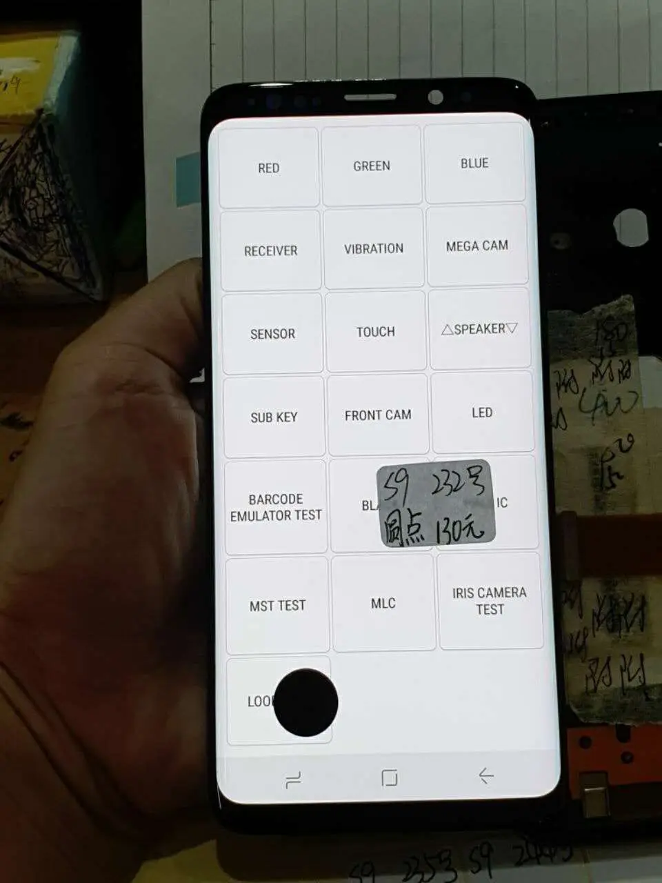 

S8 S8PLUS NOTE8 S9 G9500 Assembly Touch Screen Dead Pixels Display Liquid Crystal Digitizers Integrated Tested Original Big DOT