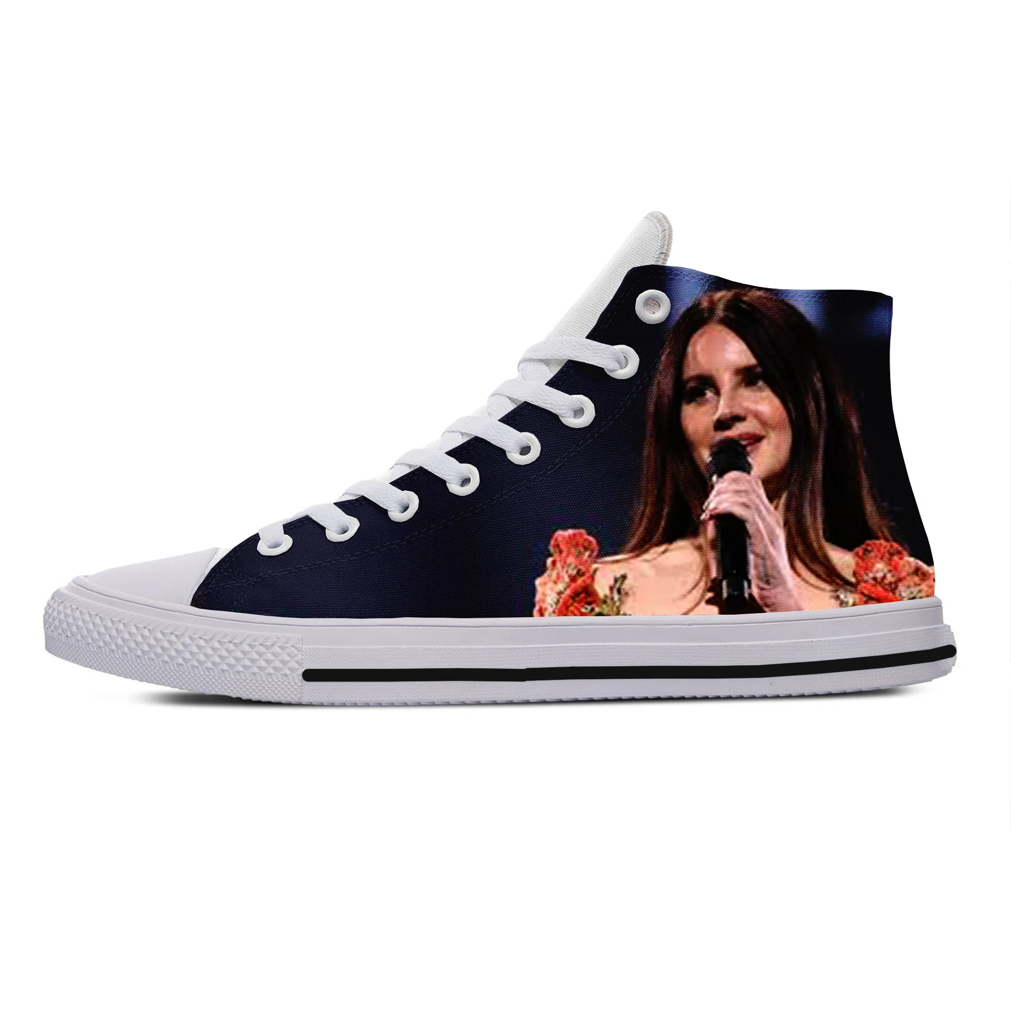 

2019 Hot Cool Fashion Pop Funny New Summer High Quality Sneakers Handiness Casual Shoes 3D Printed For Men Women Lana Del Rey