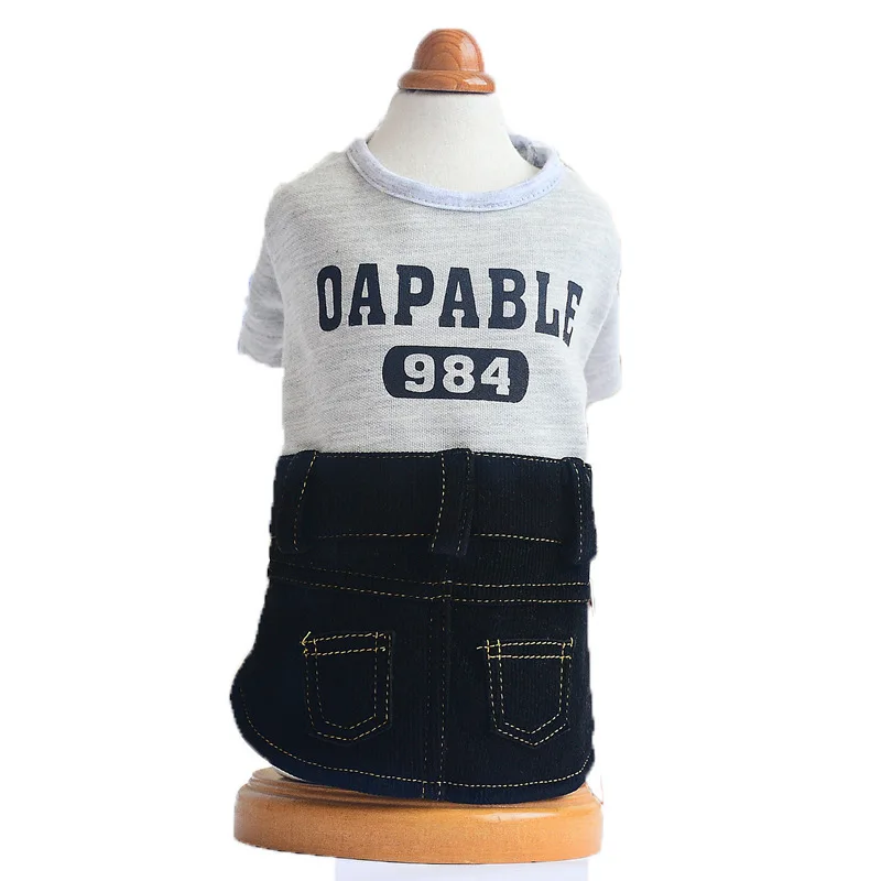 Костюм для питомца платье щенка модная Вельветовая Одежда собак аксессуары