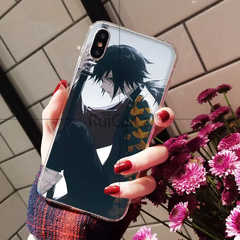 A15 Ruicaica demon slayer аниме ТПУ мягкий силиконовый прозрачный чехол для телефона Apple iPhone 8 7 6 6S Plus X XS MAX 5 5S SE XR чехол - Цвет: A15