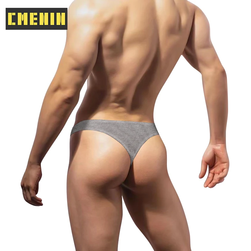

Popular Cotton Men's Underpants Gay Sexy Man Underwear Mens Jockstrap Quick Dry Men Thong And G strings String bikini men AD7111